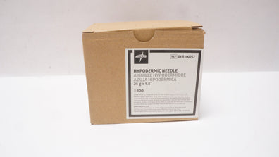 Medline SYR100257 Hypodermic Ndle 25g x 1.5inch - Case of 100